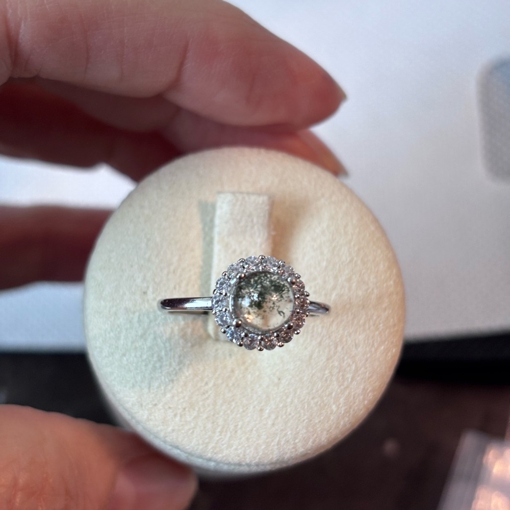 Sterling Silver Garden Quartz’s ring